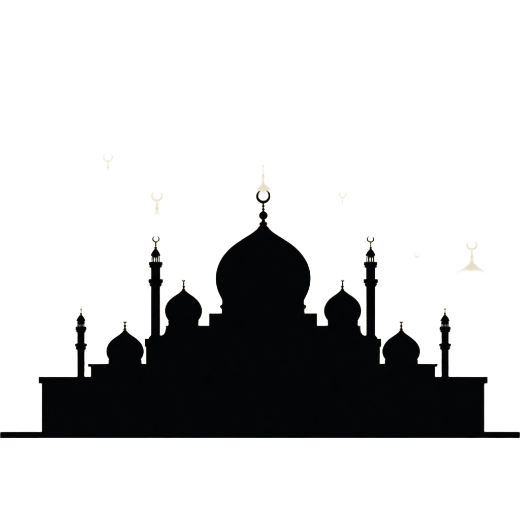 Silhouette of a Mosque